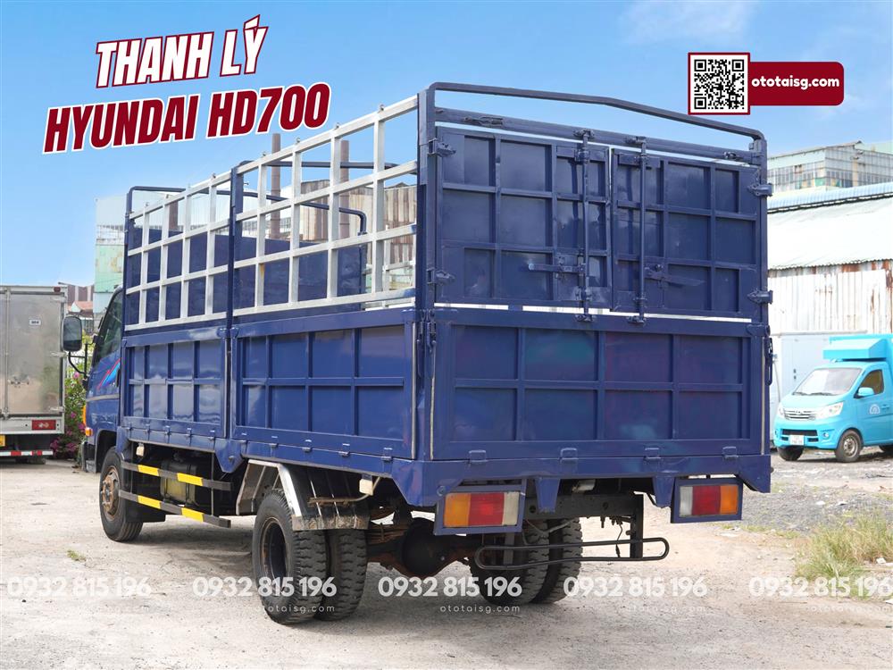 Thùng xe tải cũ Hyundai Mighty 8 tấn dài 5m thích hợp chở hàng nặng, đi đường đèo dốc tốt